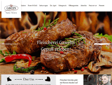 Tablet Screenshot of partyservice-gawehn.de